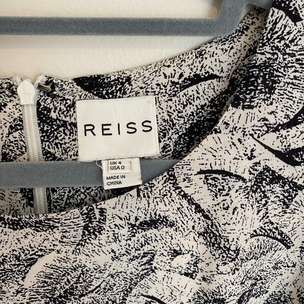 Beautiful pattern silk top by Reiss!